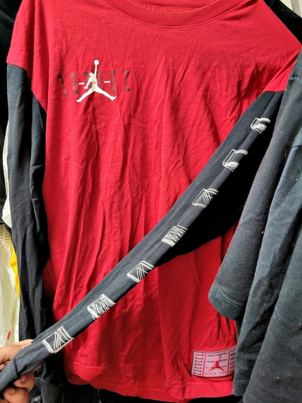 Jordan Jumpman graphic tee Graphic Tee Red Boys Small